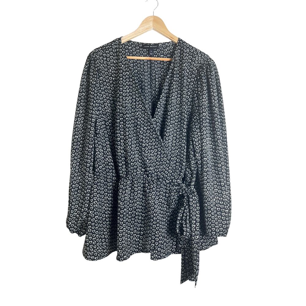 Lane Bryant Black and White Blouse
